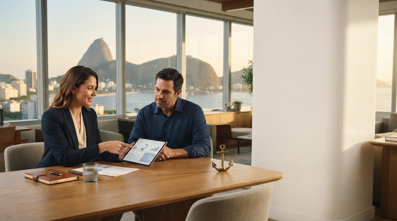 Ancorança Partners – painel de análise preditiva de dados para decisões de investimento